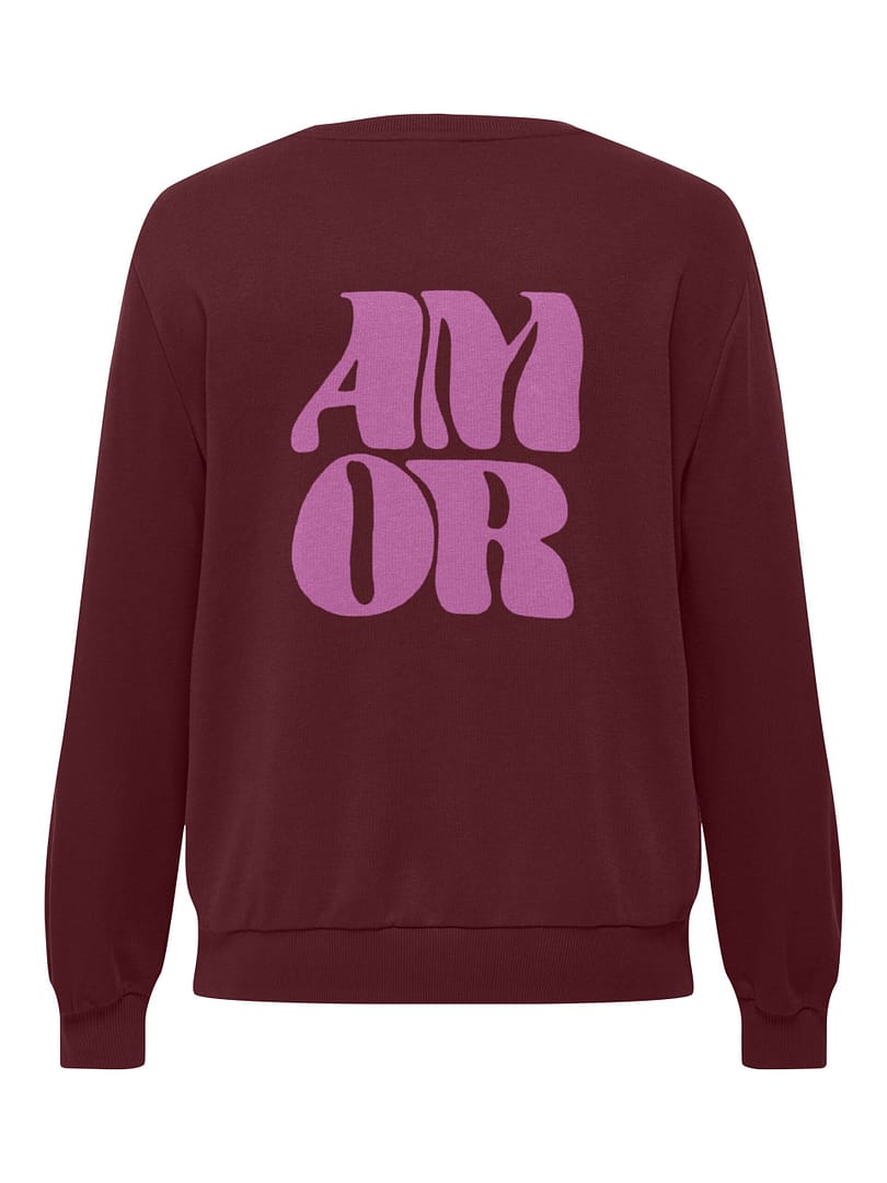 CARNOMI ROCK L/S O-NECK SWT WEH - Afbeelding 2