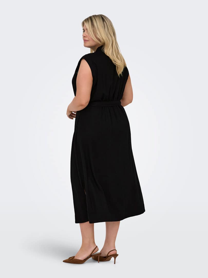 CARGOA SL LINEN BL SHIRT DRESS CC - Afbeelding 6