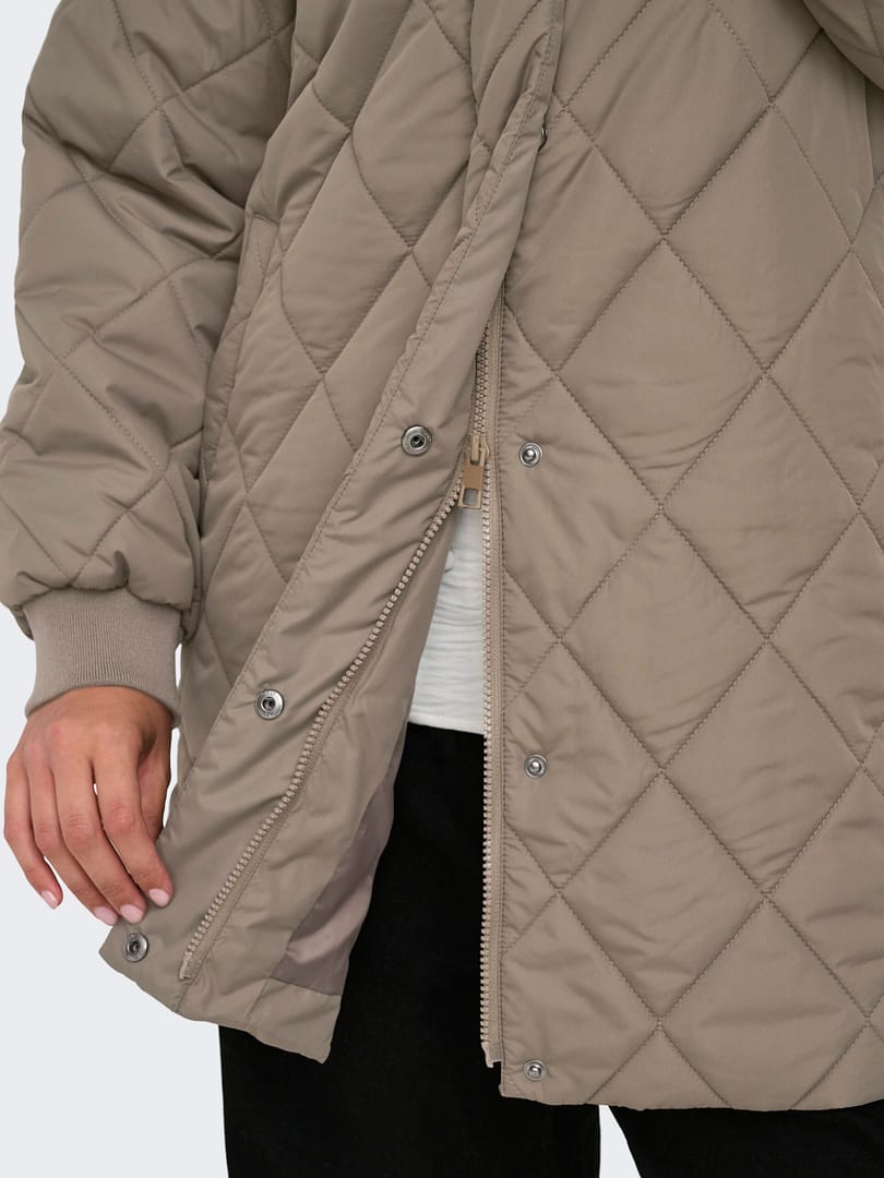 CARJULIET QUILTD HOOD ZIP COAT OTW NOOS - Afbeelding 3