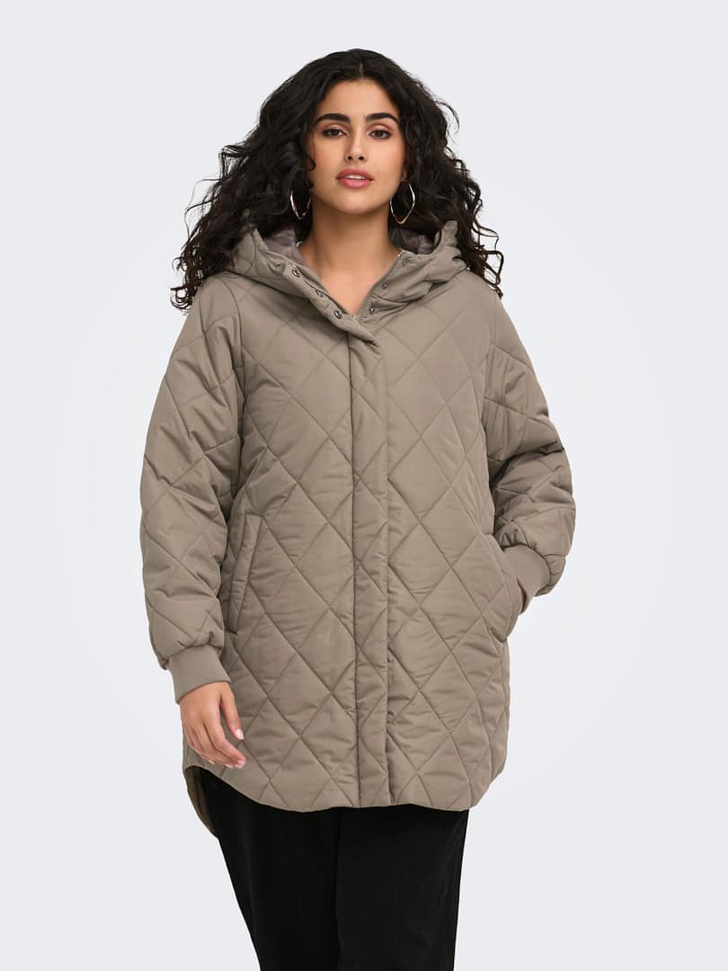 CARJULIET QUILTD HOOD ZIP COAT OTW NOOS - Afbeelding 4