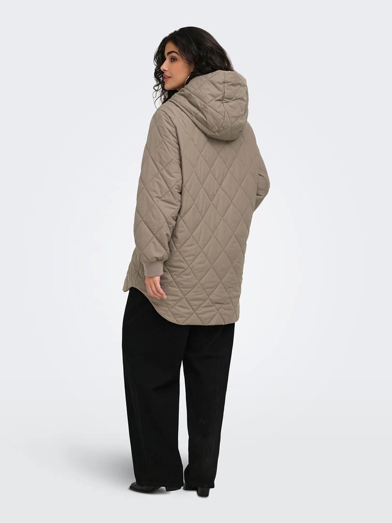 CARJULIET QUILTD HOOD ZIP COAT OTW NOOS - Afbeelding 5