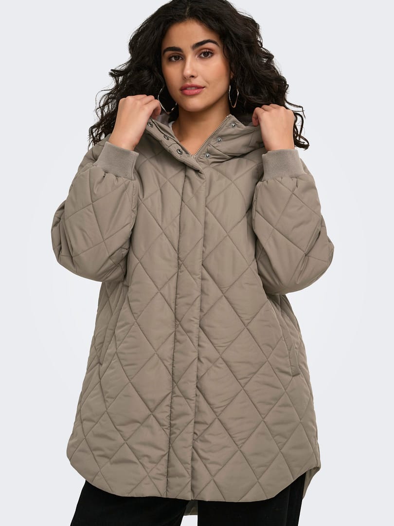 CARJULIET QUILTD HOOD ZIP COAT OTW NOOS - Afbeelding 7