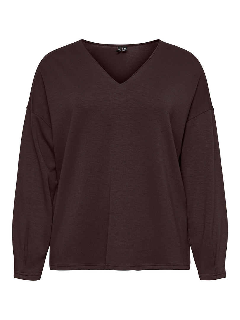 VMCHALI LS V-NECK TOP JRS CUR