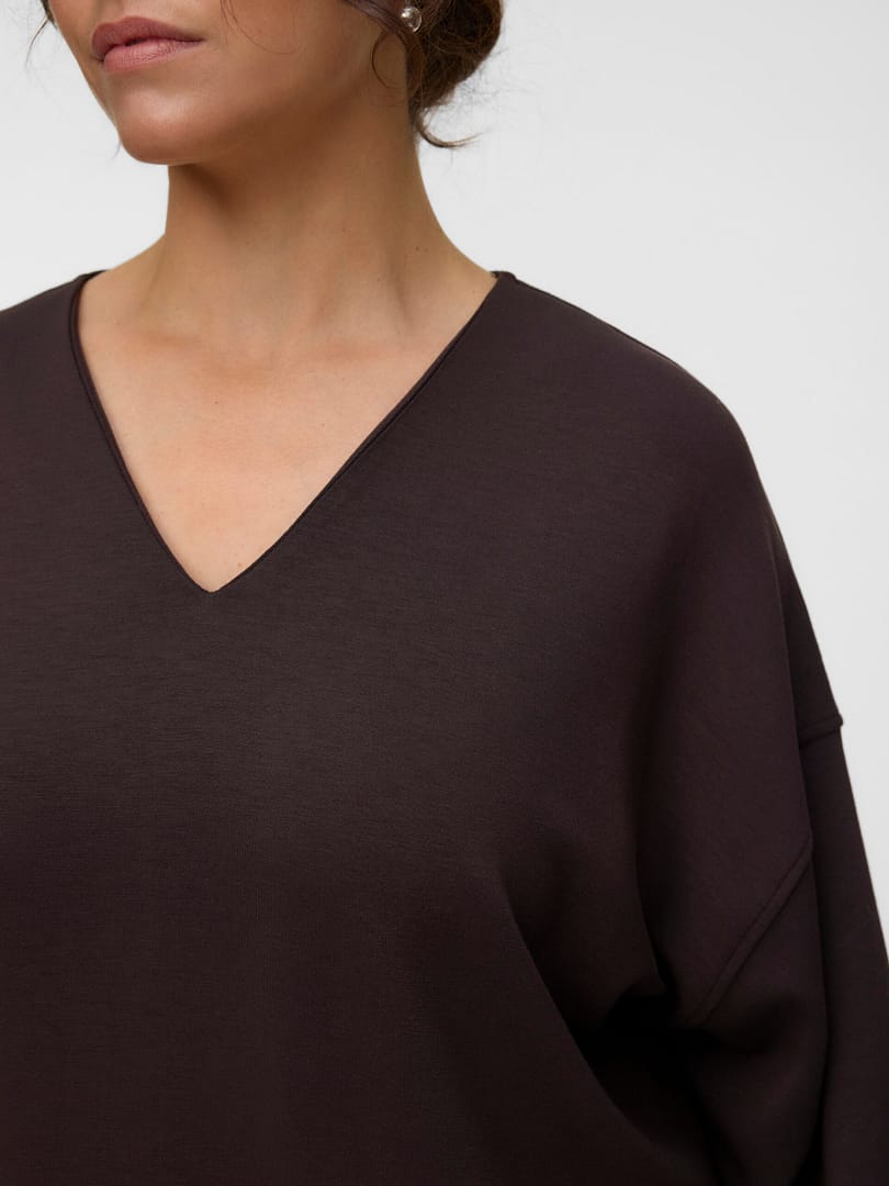 VMCHALI LS V-NECK TOP JRS CUR - Afbeelding 5