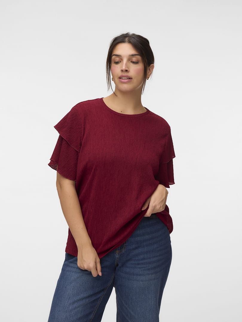 VMCAMANDA SS O-NECK TOP JRS CUR - Afbeelding 3