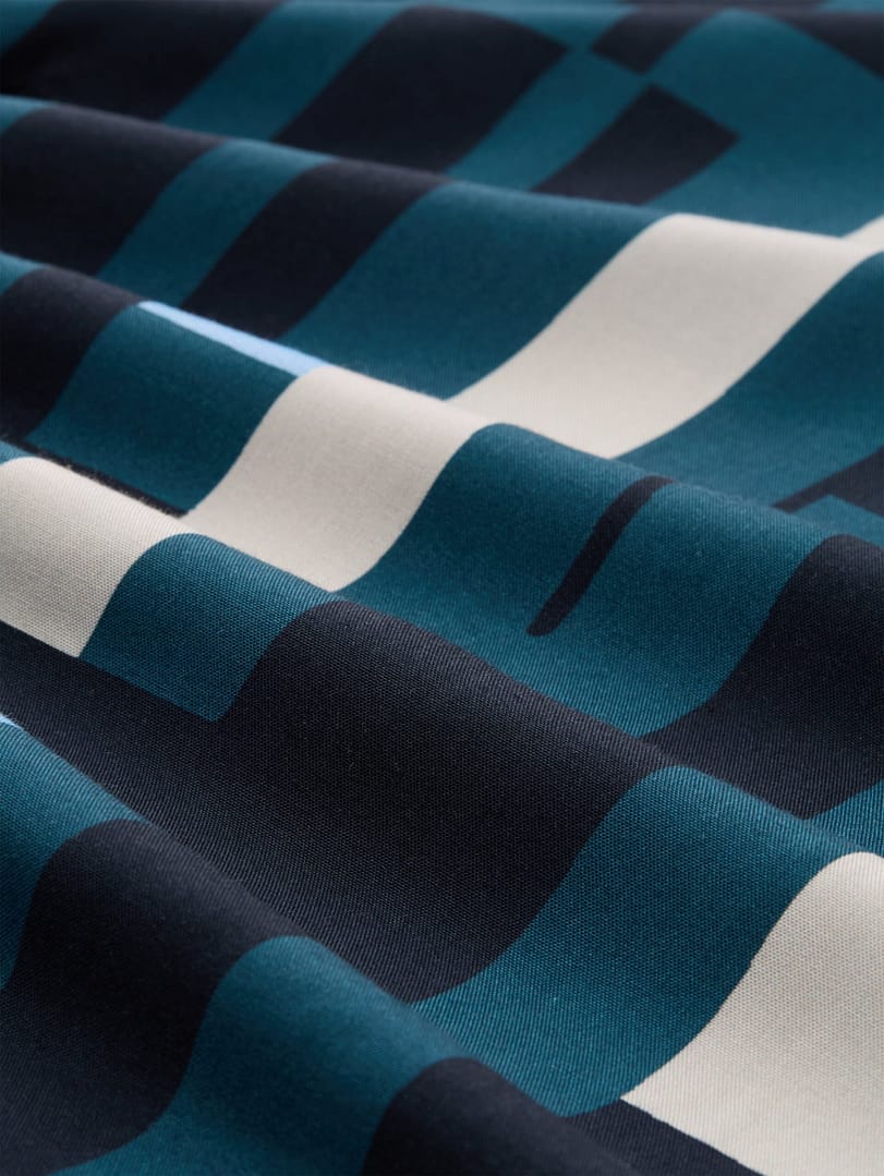 Plus size - long-sleeved shirt in a mix of materials - Afbeelding 2