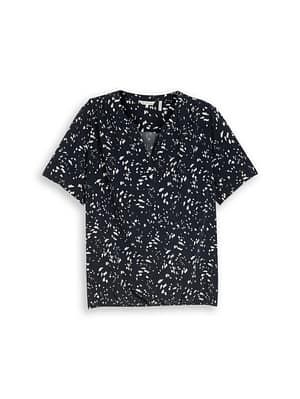 Plus Size - Patterned blouse