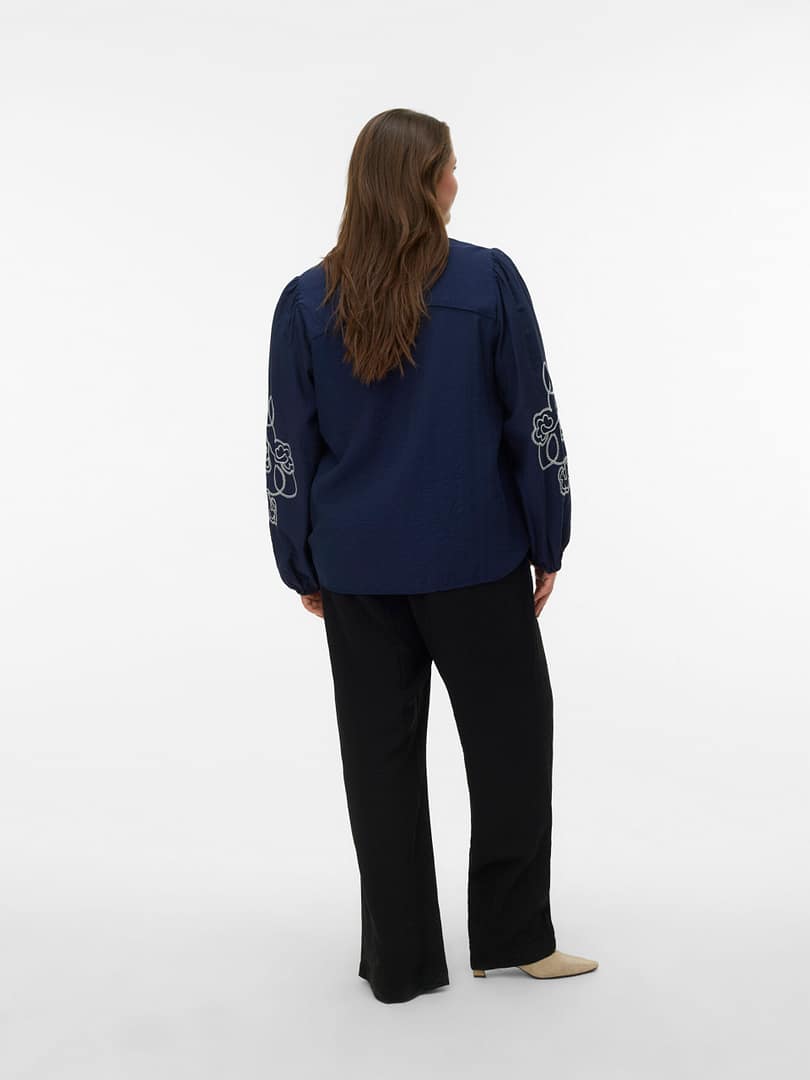 VMCANYA LS EMB TOP WVN CUR - Afbeelding 4