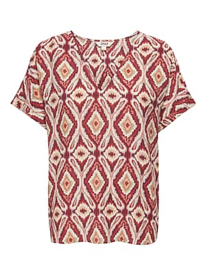 ONLBELLY MIKASI SS V-NECK TOP WVN EX