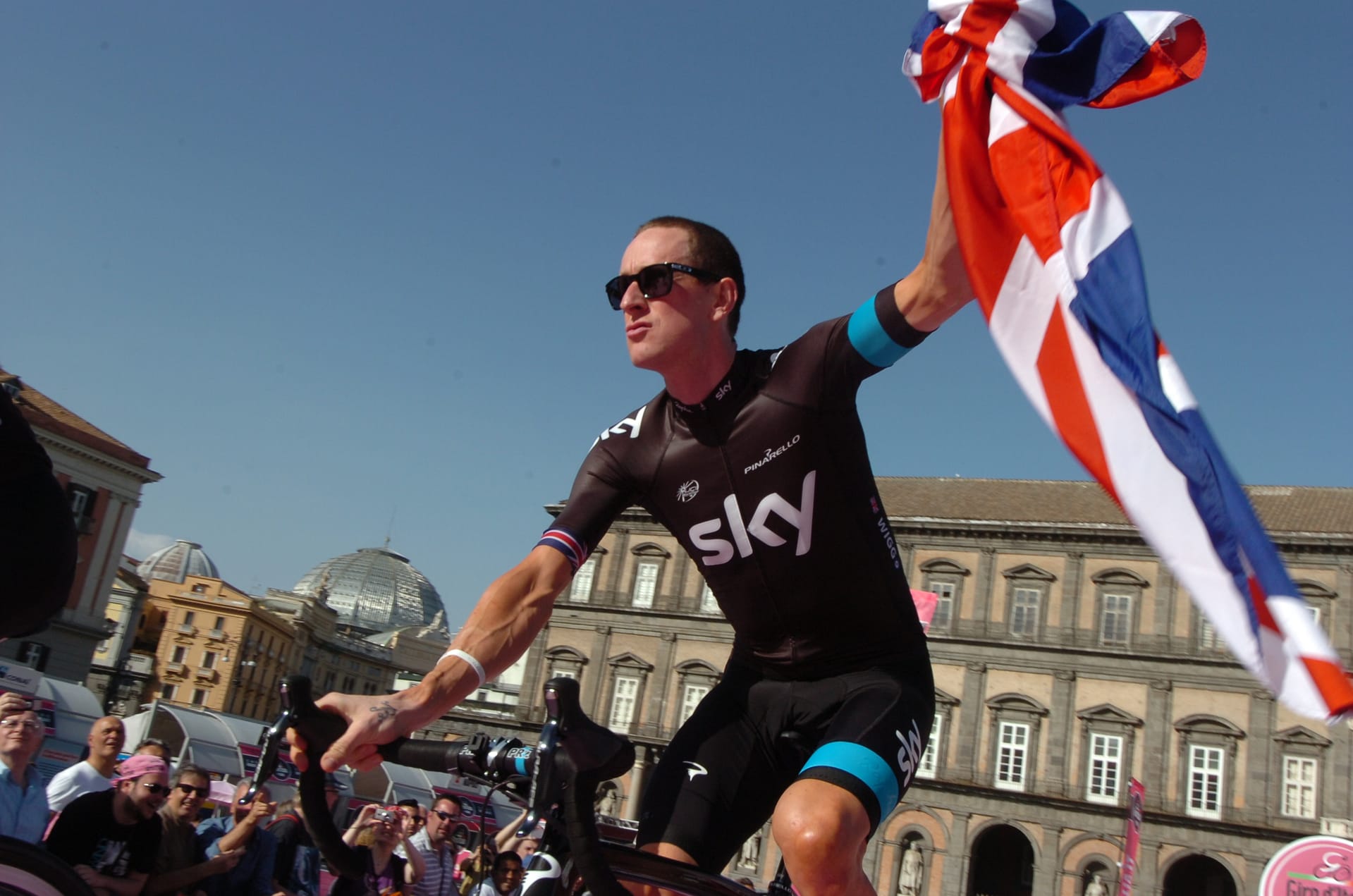 Wiggins, presentatie Giro d'Italia 2013, team sky
