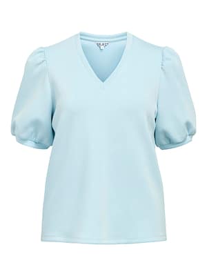 OBJANDREA S/S RE V-NECK TOP NOOS