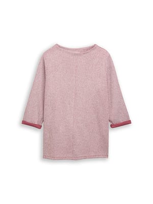 Plus Size - Sweatshirt with stand-up collar