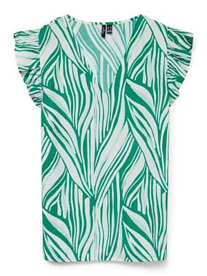 VMCJOSIE SL V-NECK TOP WVN GA CUR