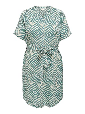 CARSHILLA 2/4 KNEE DRESS VIS AOP BS