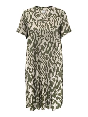 CARFYRLA LIFE S/S V-NCK BLK AOP DRE NOOS