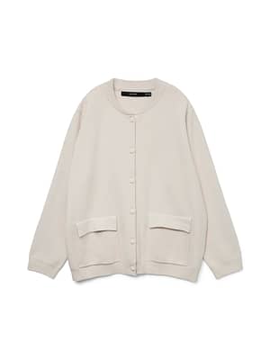 VMCAPPLE LS O-NECK SHORT BOMBER CARD.CUR