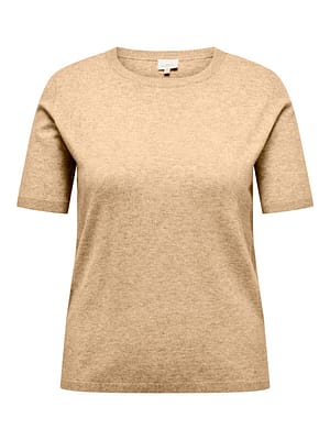 CARMARGARETA S/S O-NECK KNT