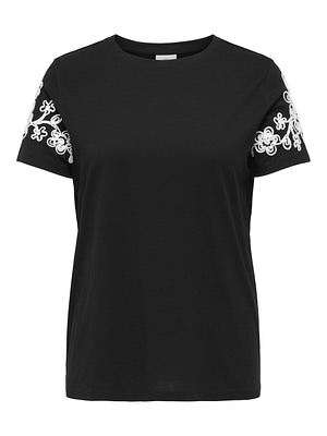 CARBERLY S/S O-NECK TOP JRS