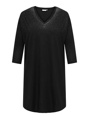 CARALBA 3/4 SL V-NECK ABK DRESS JRS