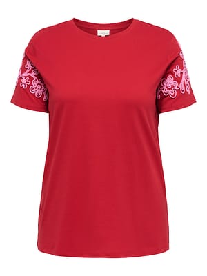 CARBERLY S/S O-NECK TOP JRS
