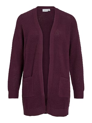 VIDALO L/S KNIT CARDIGAN- NOOS