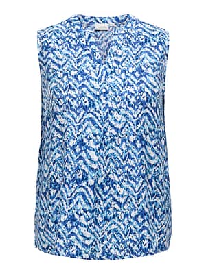 CARSONYALI LIFE SL V-NECK TOP AOP