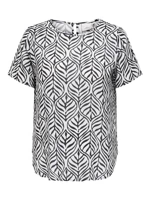 CARHELA VICA S/S O-NECK TOP WVN
