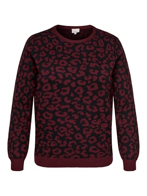 CARIBI JQ LS O-NECK KNT