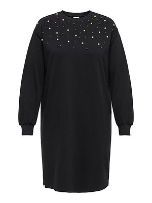 CARVIOLETTA L/S O-NECK ABK DRESS SWT