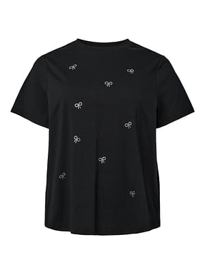 PCMARIAH SS PRINTED T-SHIRT JRS QX