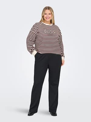 CARLIZA L/S PEARL PRINT BOX SWT JRS