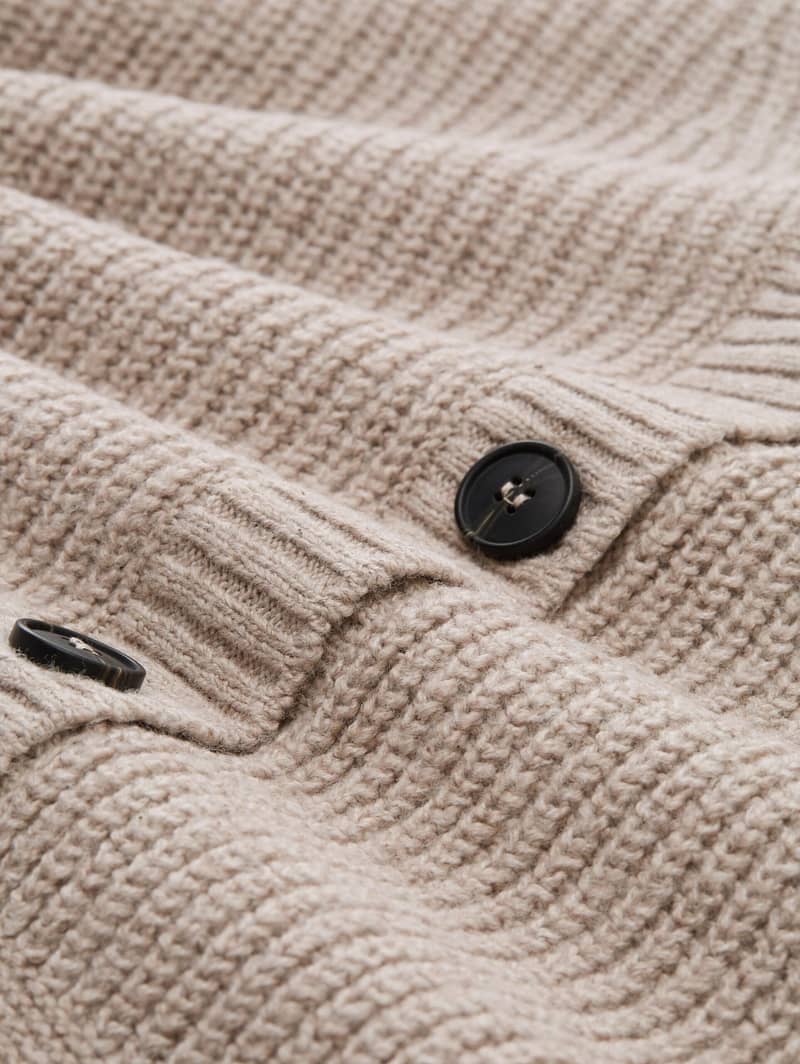 Plus Size - Ribbed cardigan with V-neck - Afbeelding 2