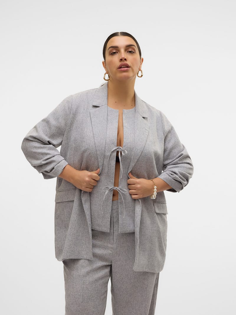 VMCTAMMI 3/4 SL TWEED BLAZER CUR - Afbeelding 2