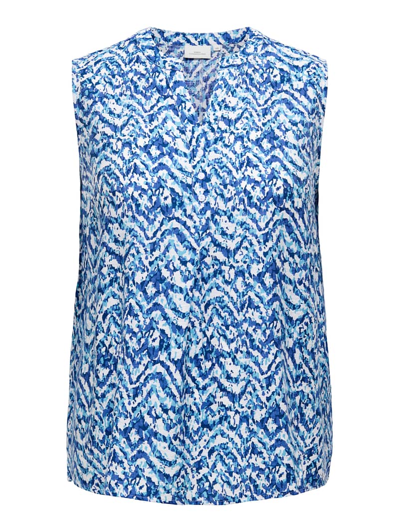 CARSONYALI LIFE SL V-NECK TOP AOP