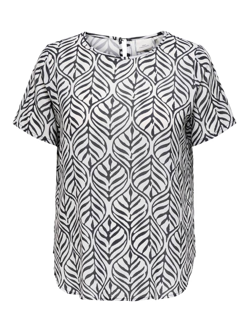 CARHELA VICA S/S O-NECK TOP WVN