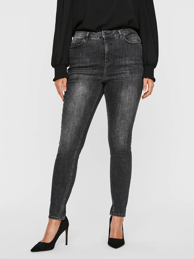 VMLORA HW SS BL WASH JEANS- K - Afbeelding 2