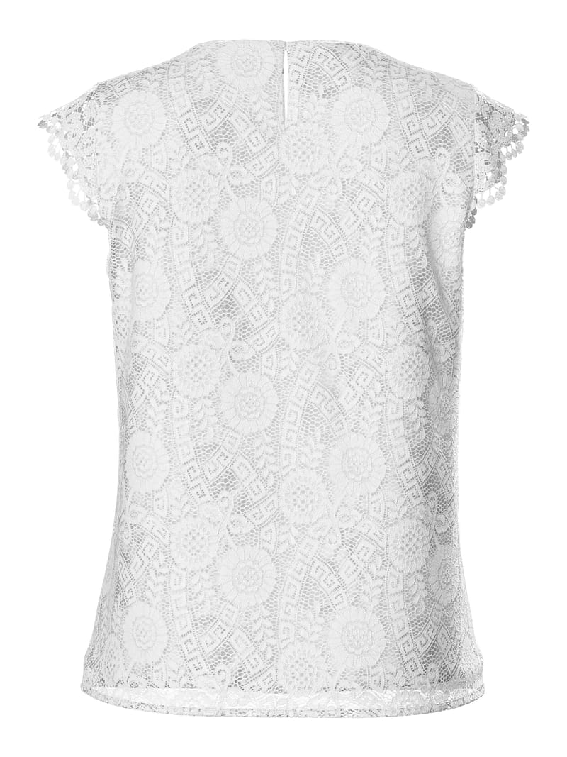 PCOLLINE SL LACE V-NECK TOP WVN NOOS QX - Afbeelding 2