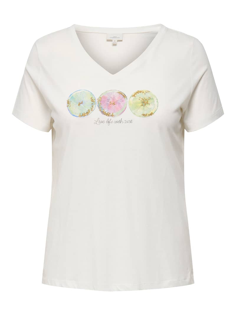 CARTIRA LIFE SS V-NECK REG TEE JRS