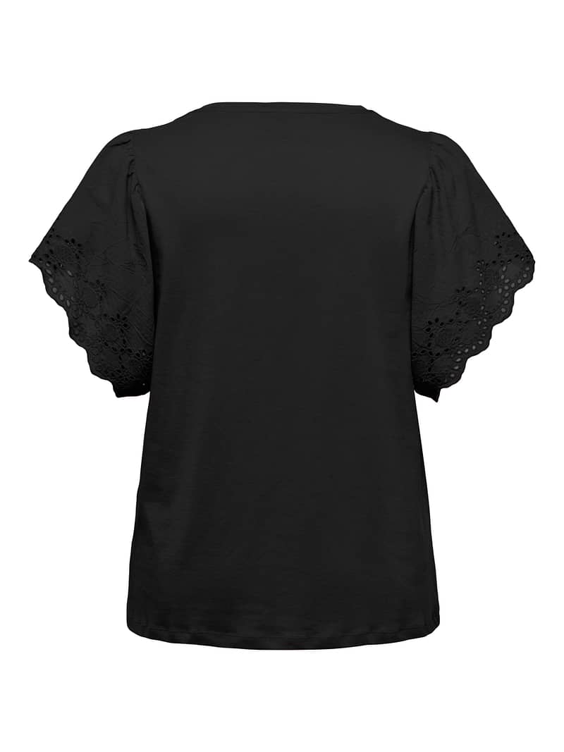 CARHELENA SS O-NECK EMB. TEE JRS - Afbeelding 2
