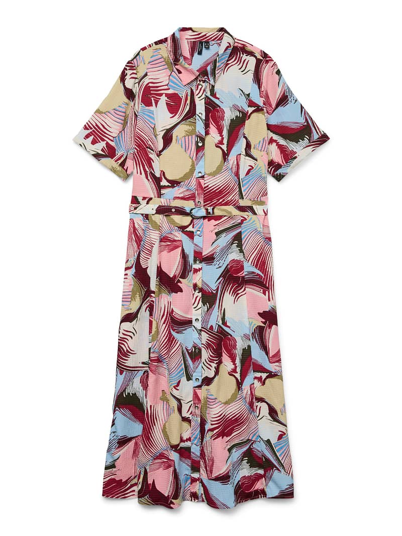 VMCRUBY FIE 2/4 ANKLE SHIRT DRESS W CUR