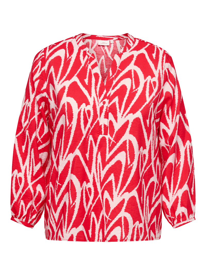 CAROLIVERA LS BLOUSE AOP