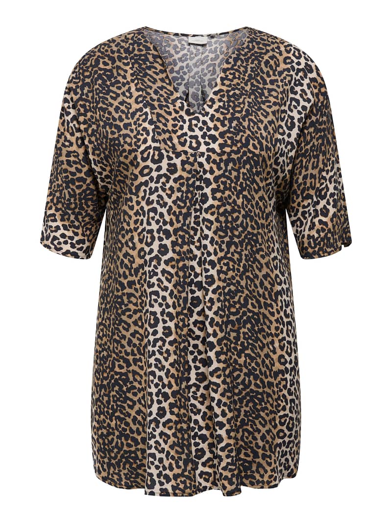 CARNOVA LIFE 2/4 TUNIC DRESS AOP