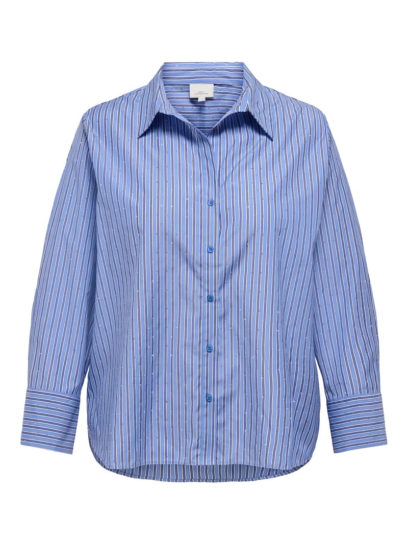 CAROREGON LS RHINESTONE SHIRT WVN
