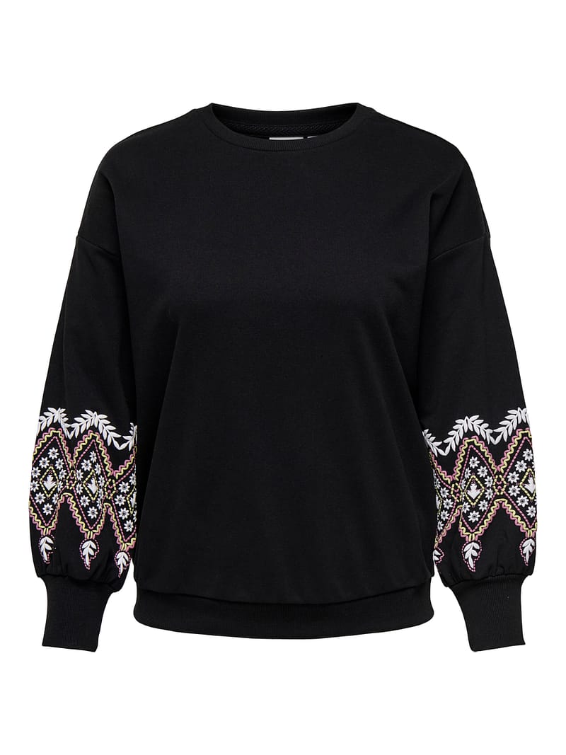 CARBROOKE L/S O-NECK PRINT SWT JRS