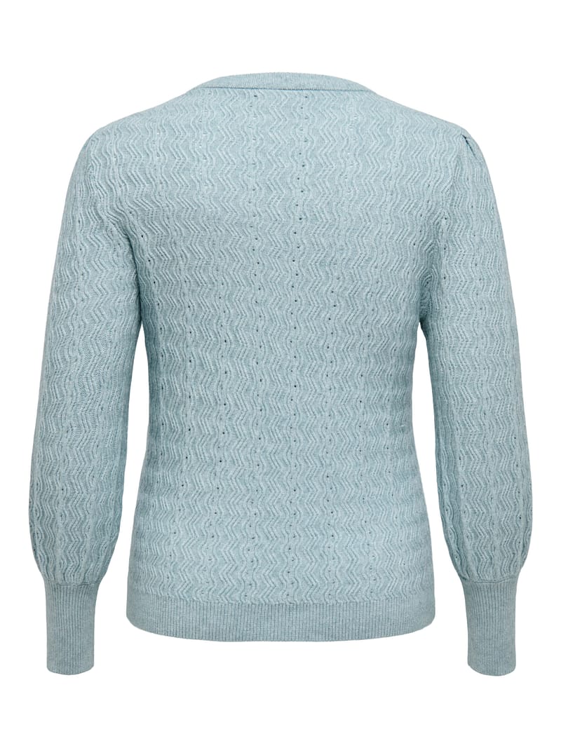 CARKATIA LS STRUC PUFF O-NECK KNT - Afbeelding 2