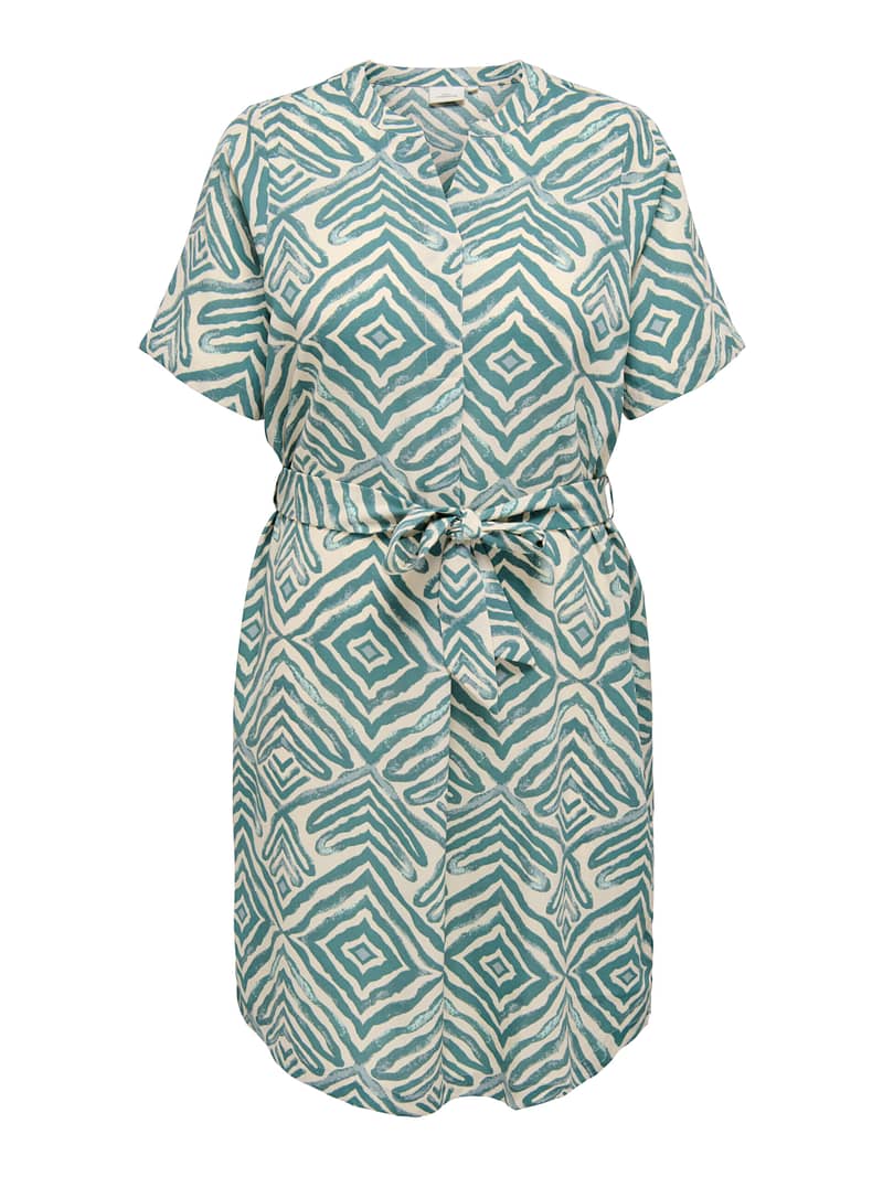 CARSHILLA 2/4 KNEE DRESS VIS AOP BS