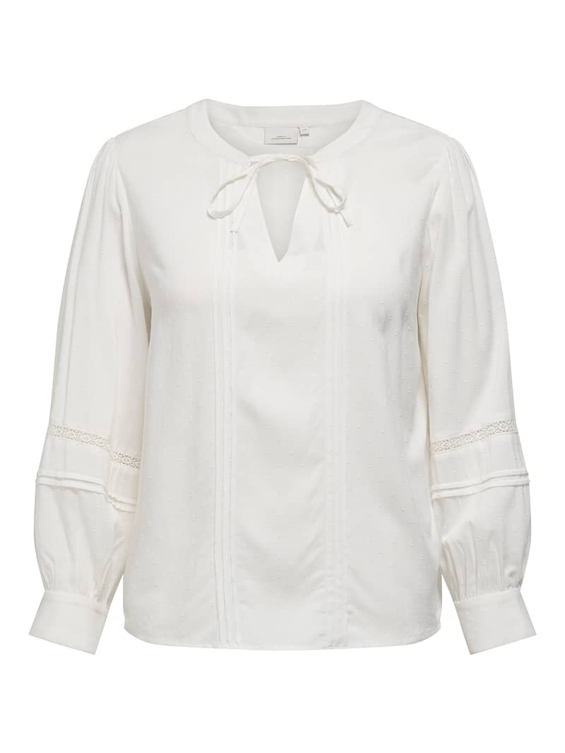 CARMIBEL LIFE LS V-NECK BLOUSE WVN