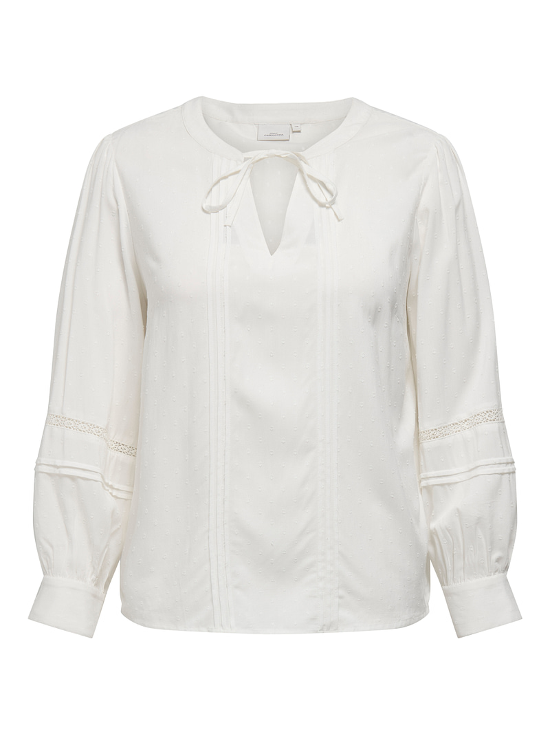 CARMIBEL LIFE LS V-NECK BLOUSE WVN