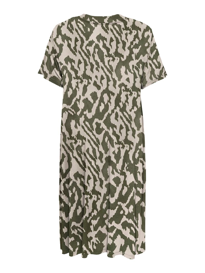 CARFYRLA LIFE S/S V-NCK BLK AOP DRE NOOS - Afbeelding 2