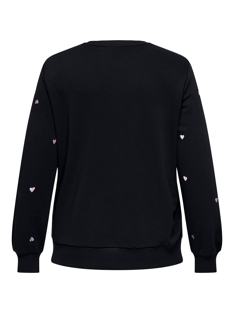 CARMIA LS O-NECK SWEAT W. EMB. JRS - Afbeelding 2
